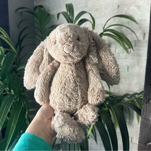 Jellycat 12” Beige Floppy Ear Medium Bashful Bunny Rabbit Lovey